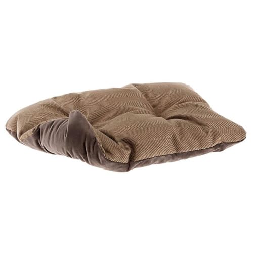ferplast-chester-80-hundebett-katzenbett-sofa-braun-tweed-samt-78-x-56-x-h-22-cm image 5