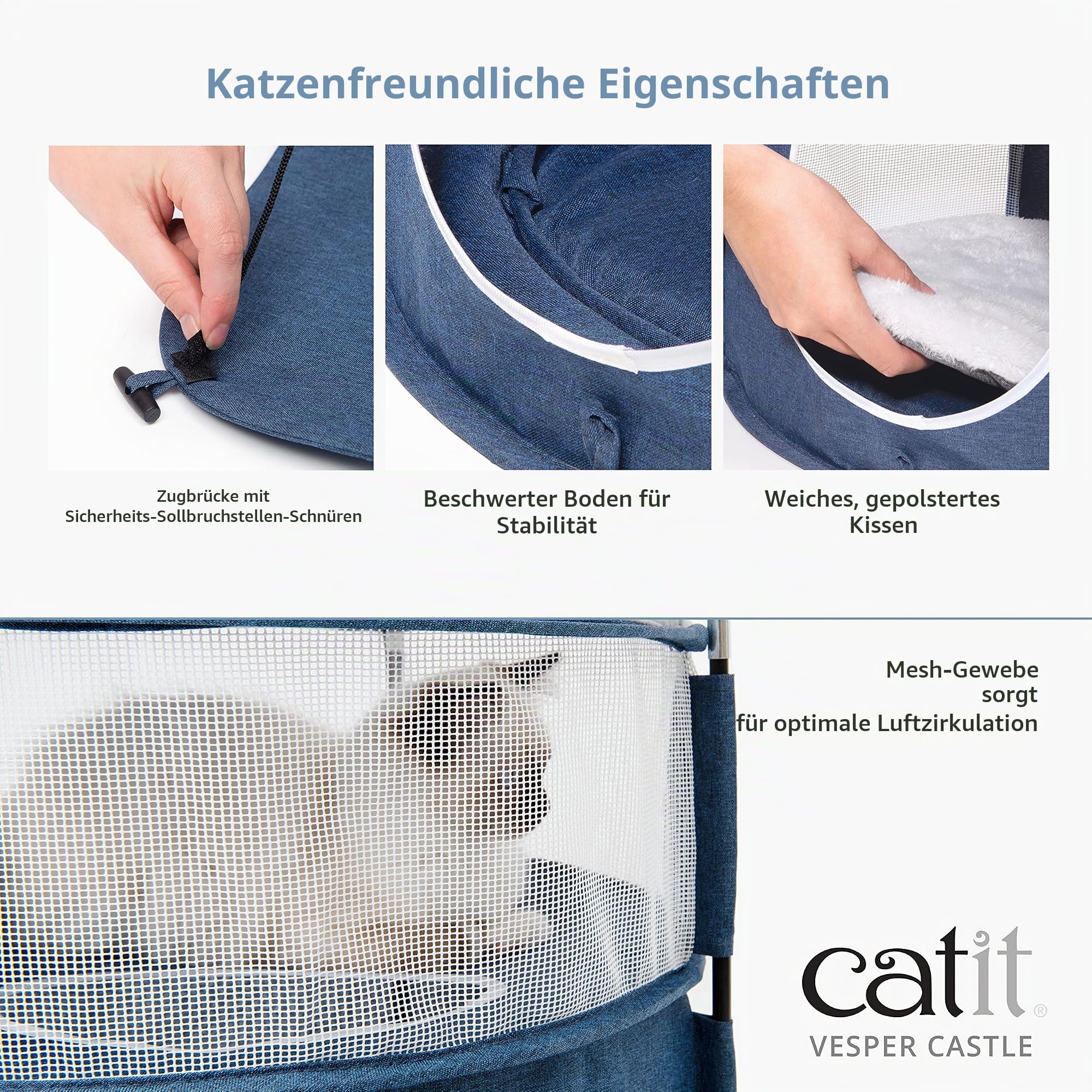 catit-vesper-burg-katzenm-bel-in-blau-faltbar image 4