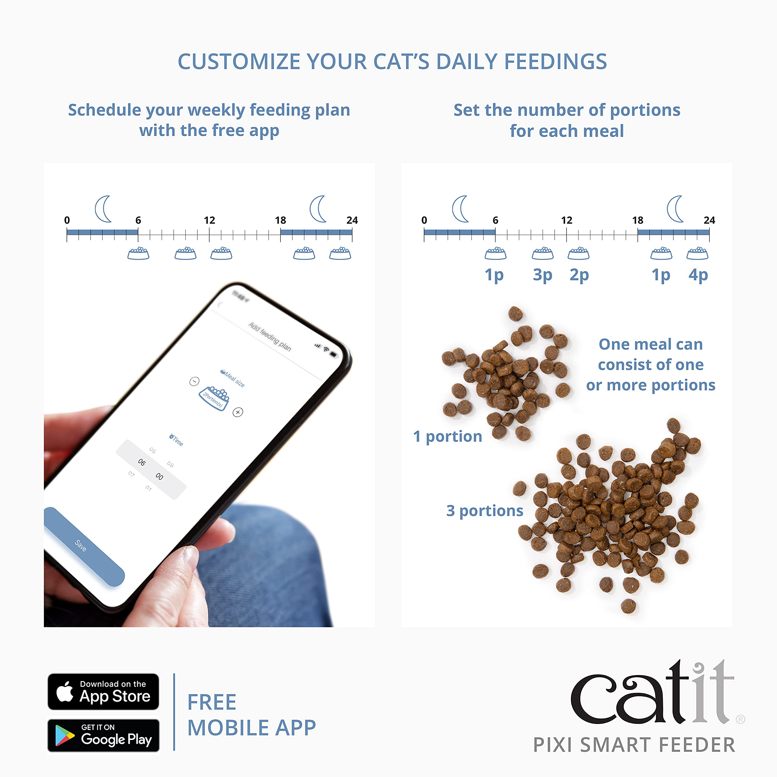 catit-pixi-smart-futterautomat-f-r-katzen-app-steuerung-1-2-kg image 5
