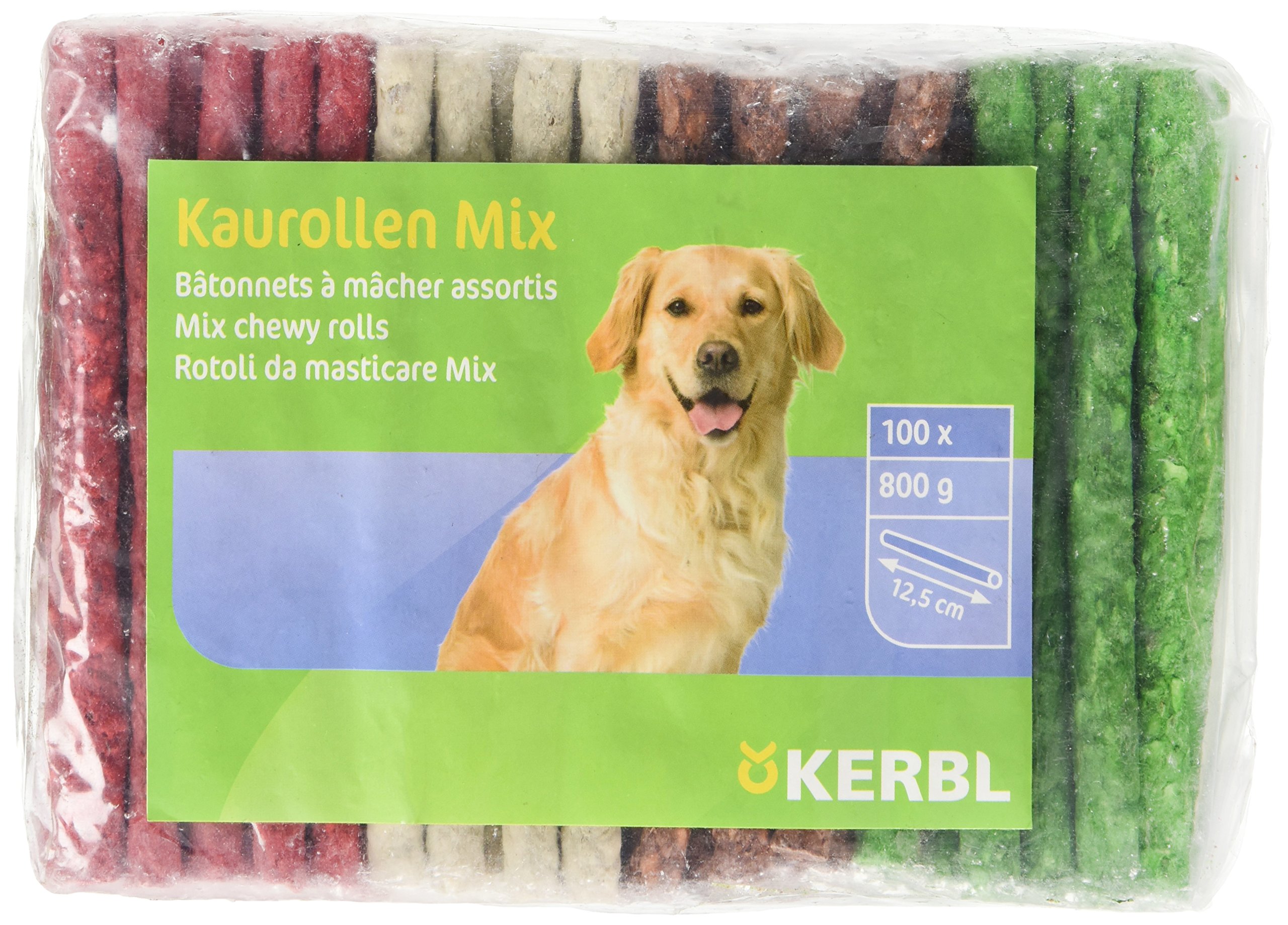 kerbl-pet-kaurollen-mix-9-10-mm-12-5-cm-100er-pack-rinderhaut image 1