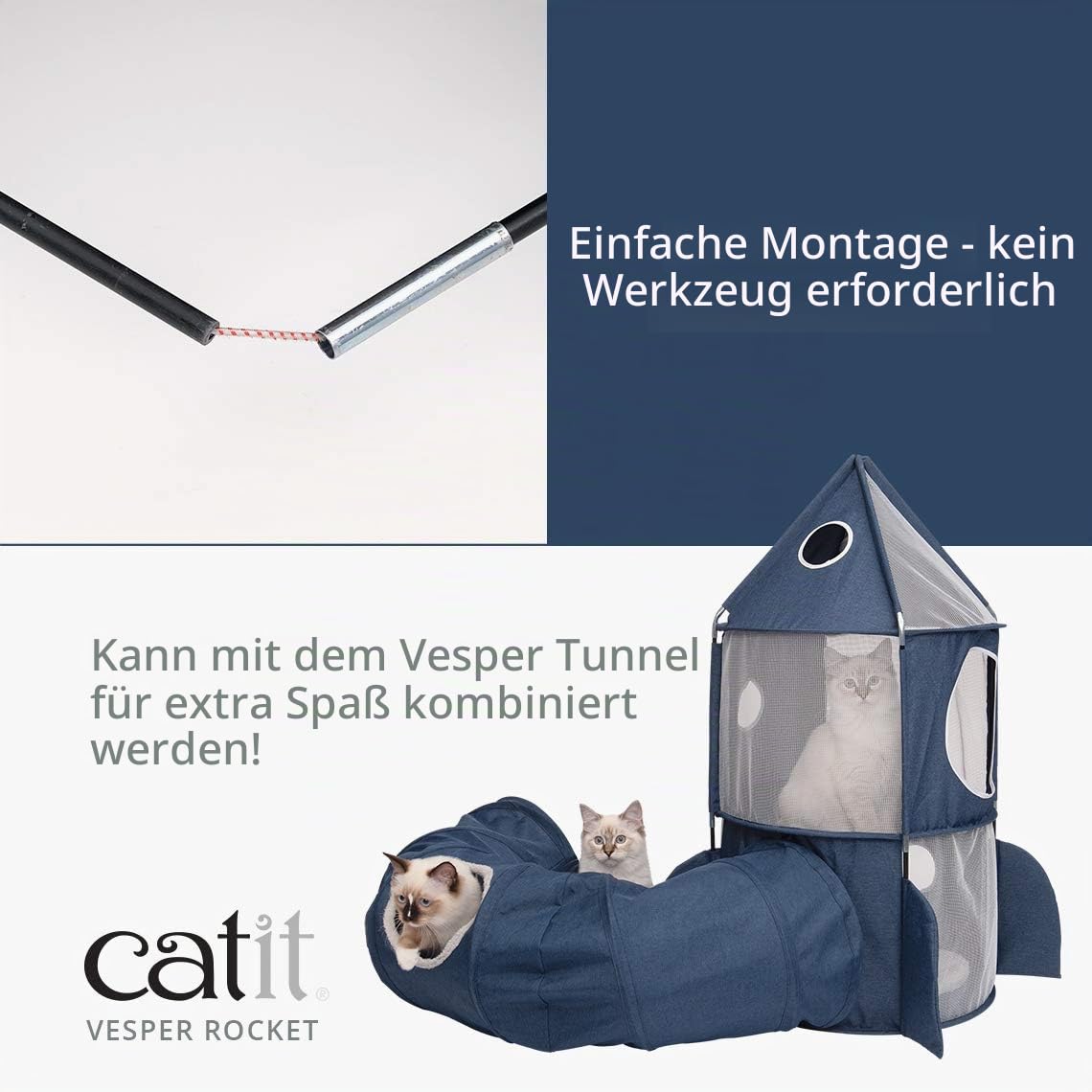 catit-vesper-turm-42001-raketenform-mit-schlafkissen-f-r-katzen-blau image 6