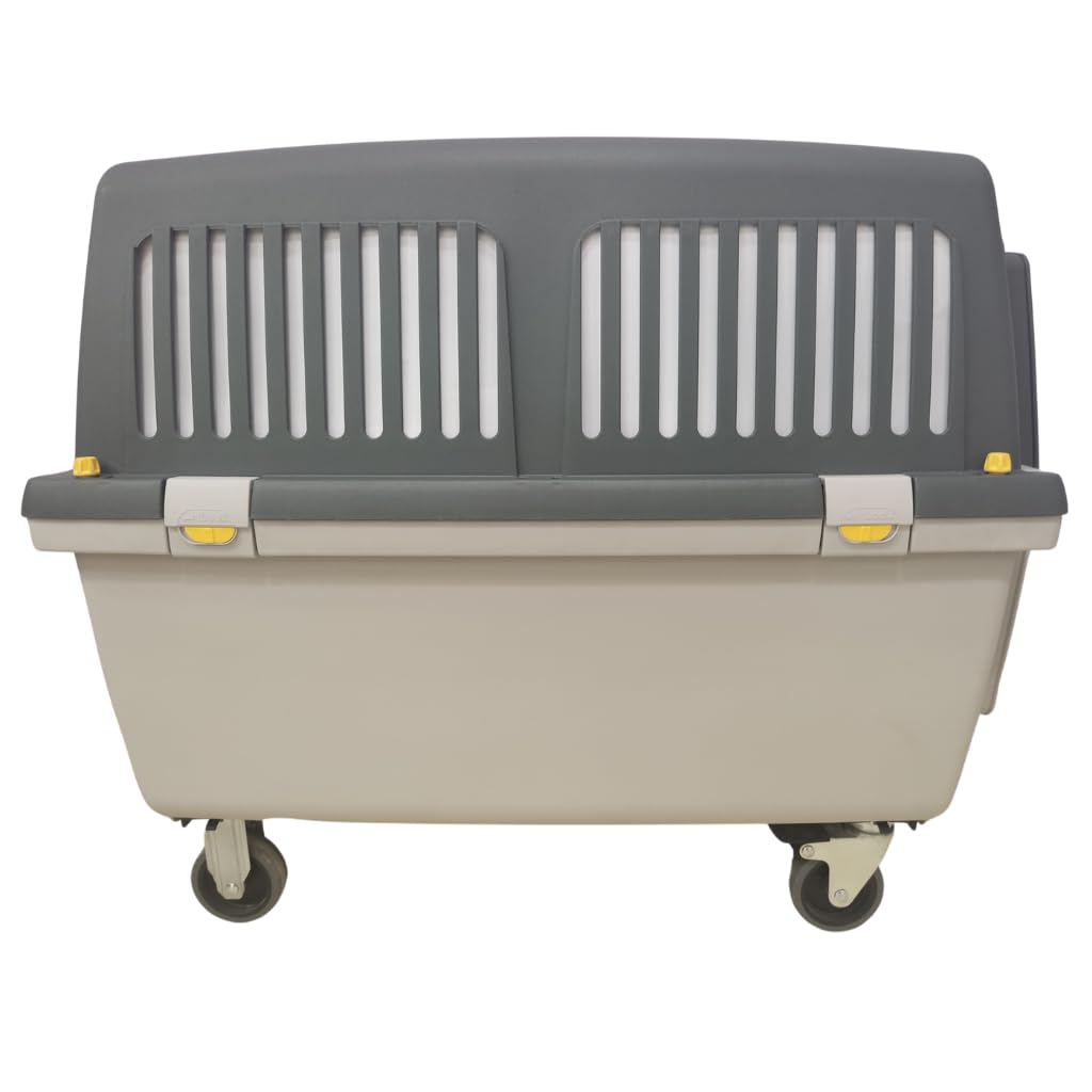 kerbl-transportbox-gulliver-4-iata-71-x-51-x-50-cm-mit-metallt-r-f-r-auto-und-fl image 3