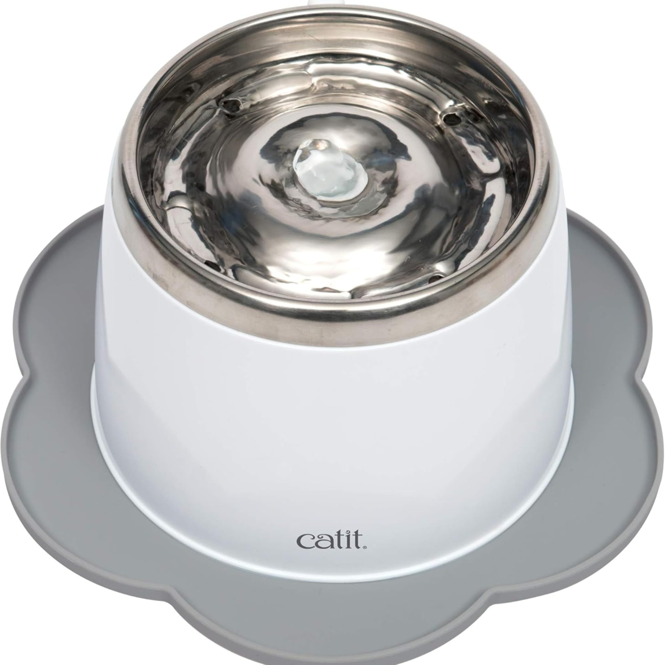 catit-silikonmatte-blume-30-cm-grau-wasserdichte-unterlage-f-r-trinkbrunnen image 4