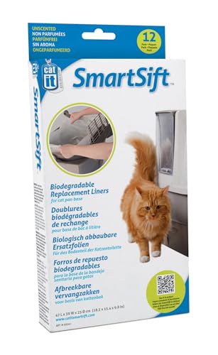 catit-biologisch-abbaubare-einlagen-f-r-smartsift-katzentoilette-12er-pack-40-x- image 8