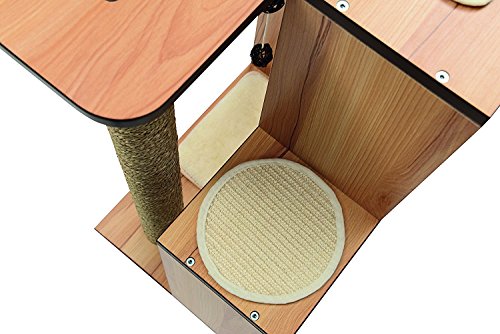 catit-vesper-box-52077-gro-katzenm-bel-box-walnuss-mit-ebenen-kissen-und-kratzfl image 8