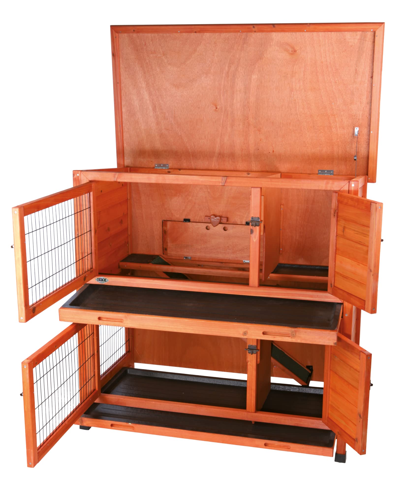 trixie-natura-kleintierstall-2-etagen-116-x-111-x-65-cm-braun image 3