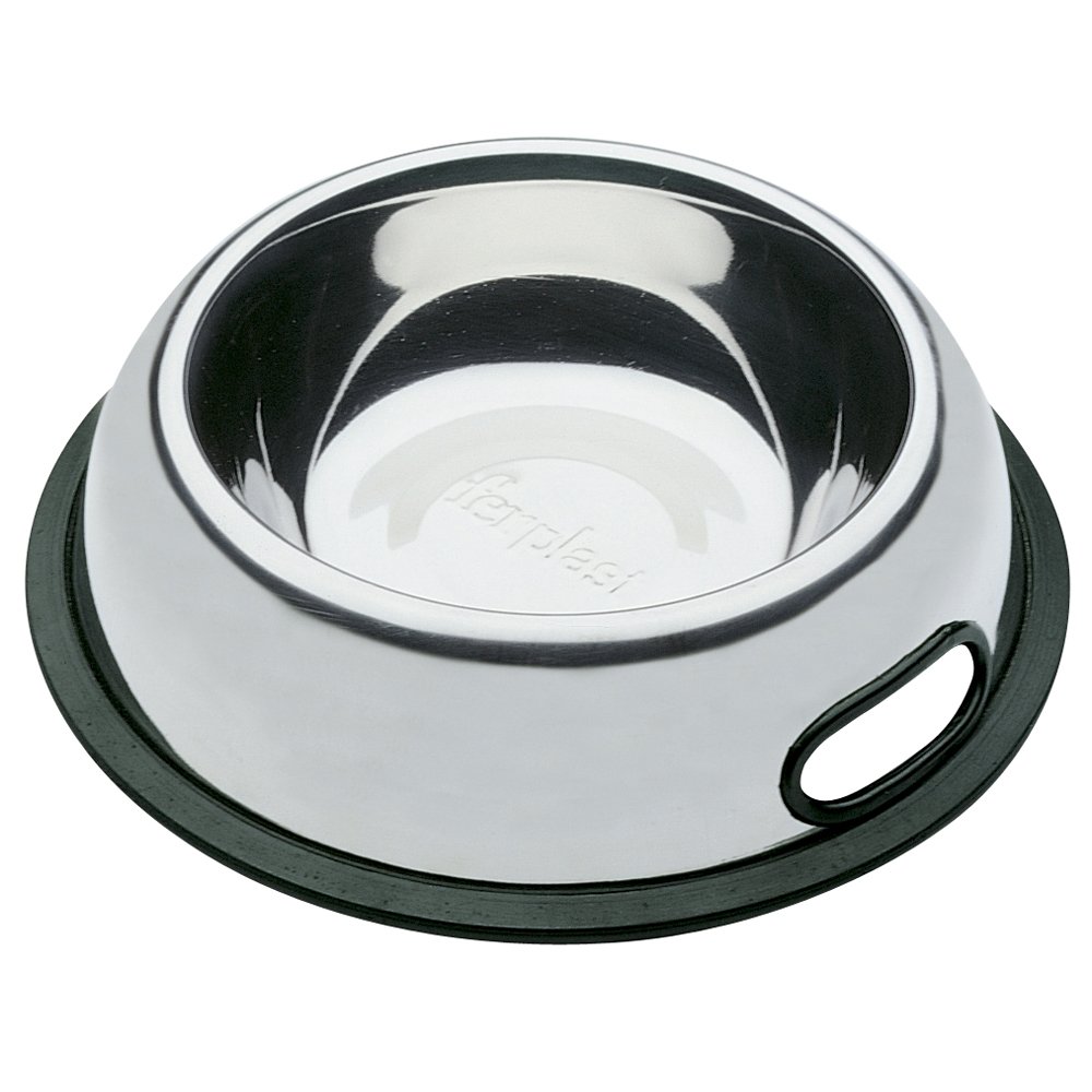 ferplast-nova-edelstahl-napf-hund-katze-mit-griff-rutschfest image 2