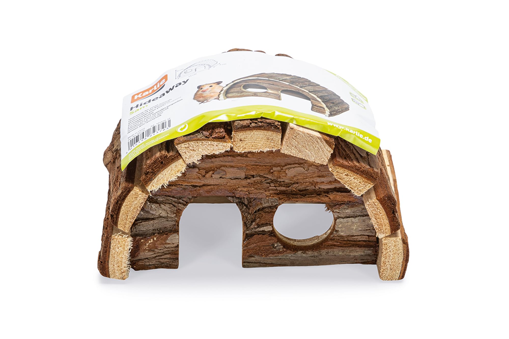 karlie-wonderland-rundhaus-sam-holz-schlafh-tte-f-r-nager-15-x-9-x-9-cm image 4