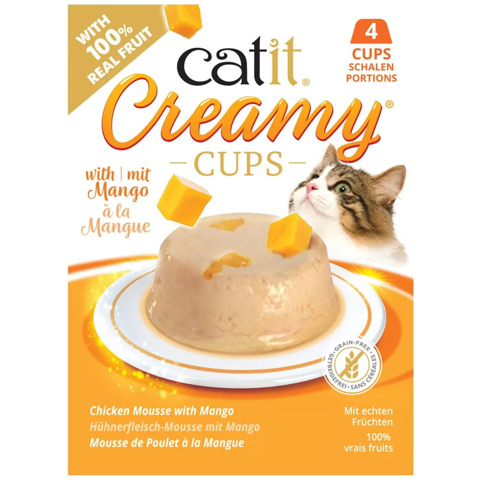 catit-creamy-cups-huhn-mit-mango-4-x-25-g-getreidefrei image 1