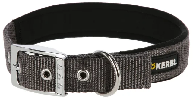 kerbl-pet-miami-plus-nylonhalsband-grau-45-53-cm-30-mm image 1