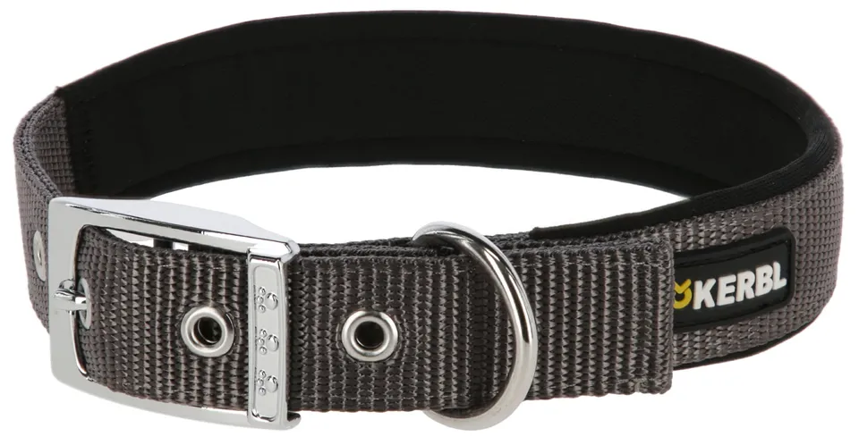 kerbl-pet-miami-plus-nylonhalsband-grau-45-53-cm-30-mm image 1