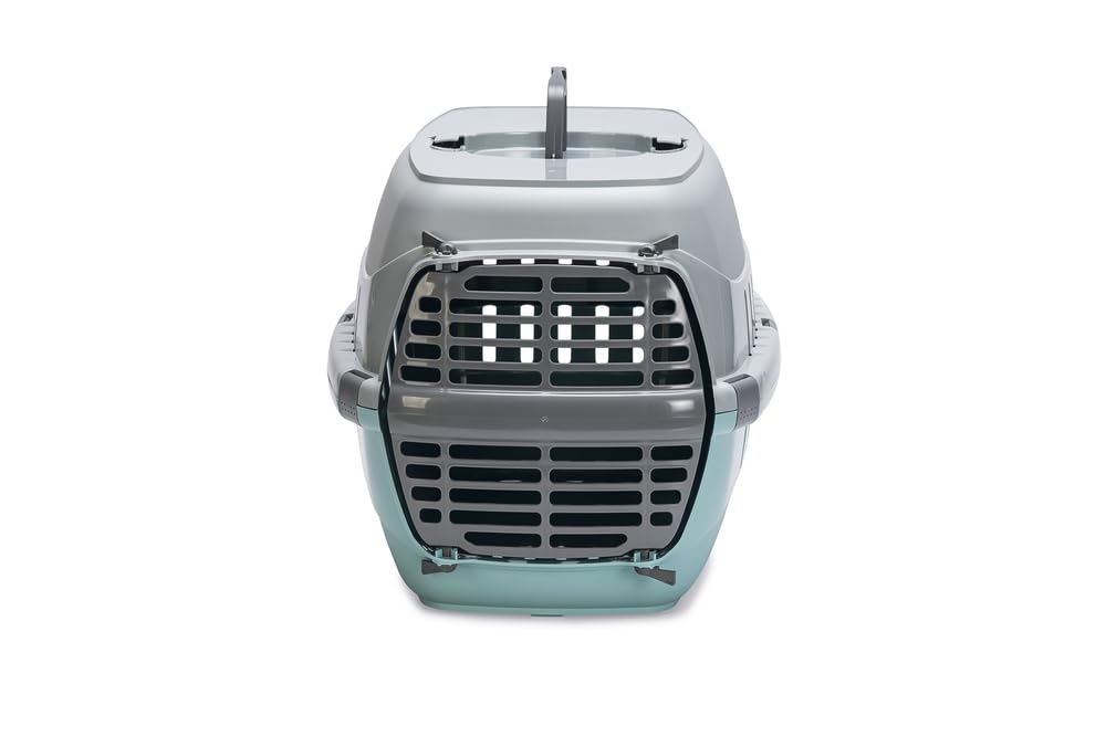 karlie-eco-transportbox-tourist-1-f-r-kleintiere-aquamarin-48-x-31-x-31-cm image 2