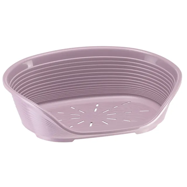 ferplast-siesta-deluxe-hundebett-katzenbett-54-x-35-x-h-21-5-cm-fuchsia-waschbar image 1