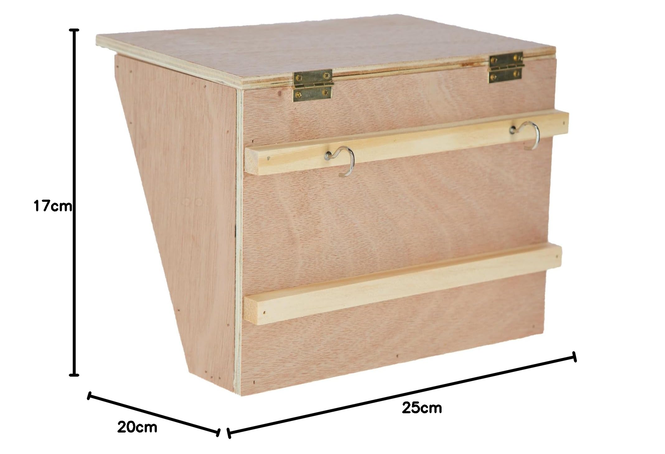 kerbl-heuraufe-mit-sitzbrett-25-x-17-x-20-cm-holz-f-r-kaninchen-und-kleintiere image 6