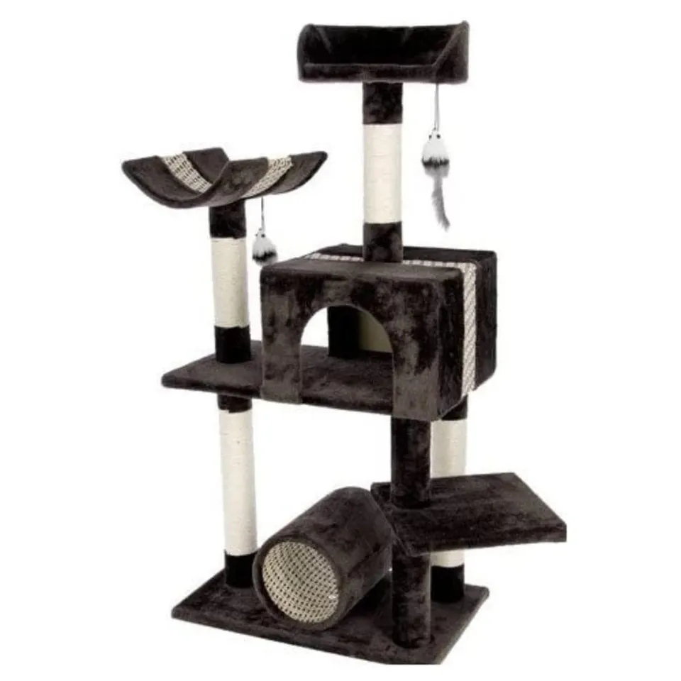 kerbl-pet-kratzbaum-safari-big-dunkelbraun-60-x-36-x-122-cm-kratzbaum image 1