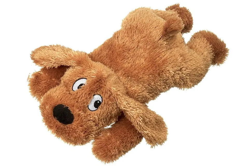karlie-pl-schspielzeug-hund-stups-quietscher-braun-30-x-17-x-8-cm image 1