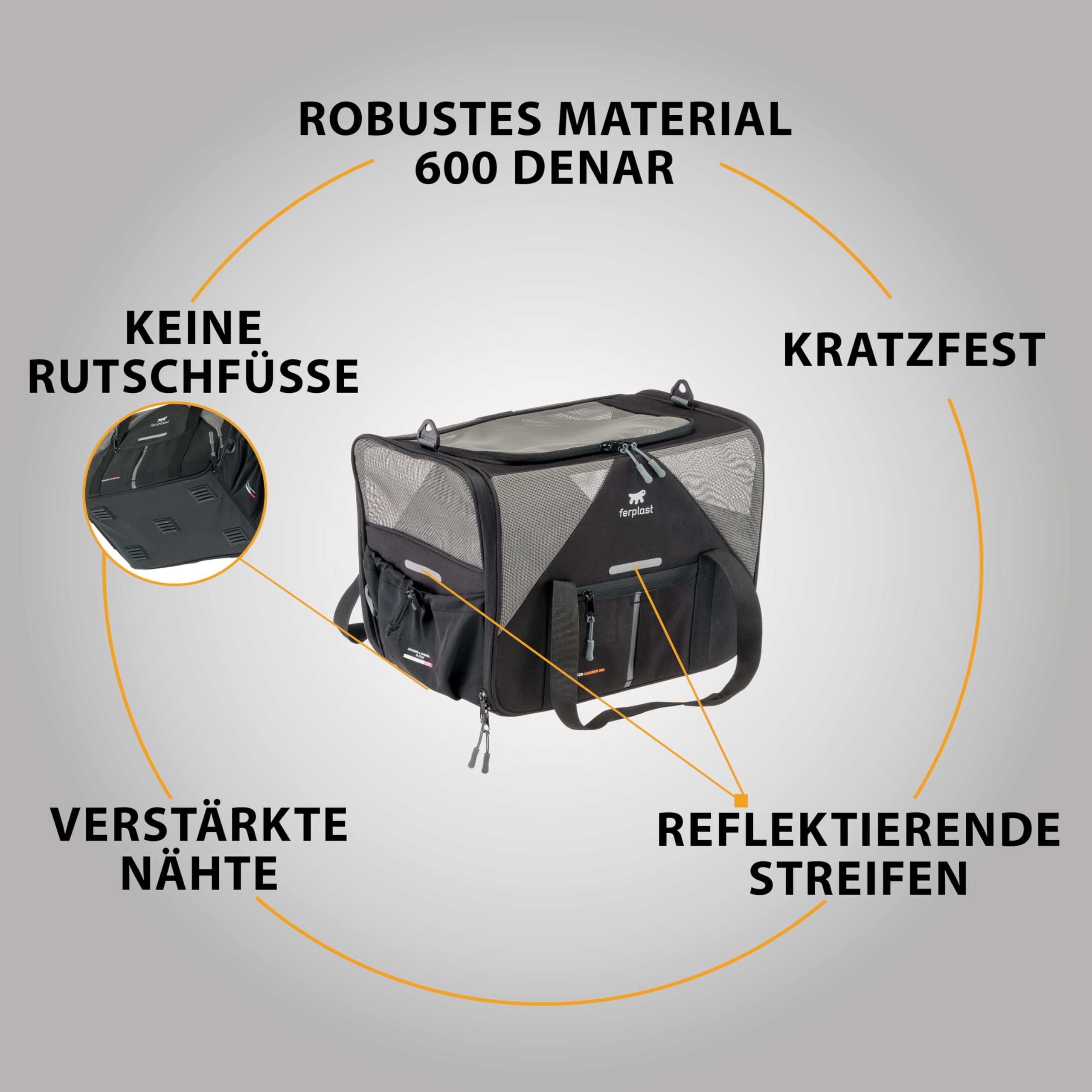 ferplast-voyager-carrier-350-hundetragetasche-katzentransporttasche-45-x-30-x-h- image 2