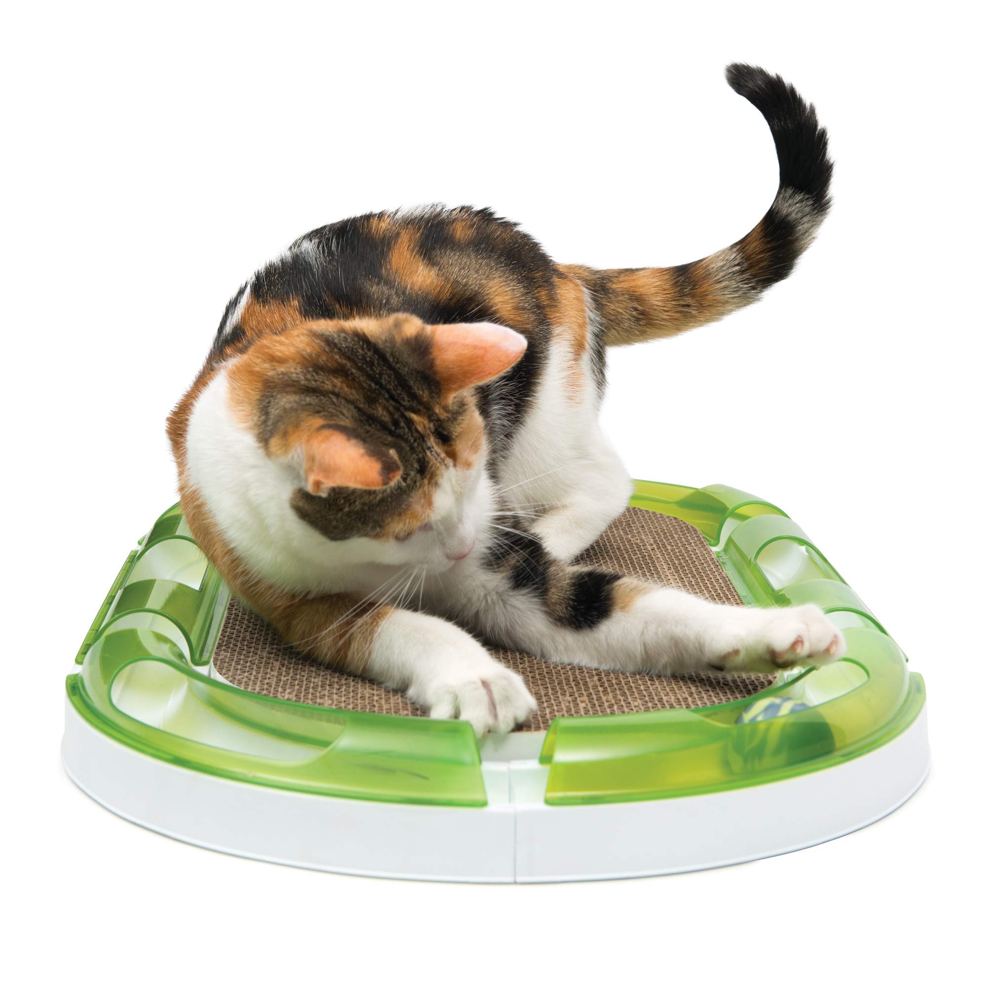 catit-senses-ovaler-scratcher-kratzbrett-aus-pappe-mit-katzenminze image 4
