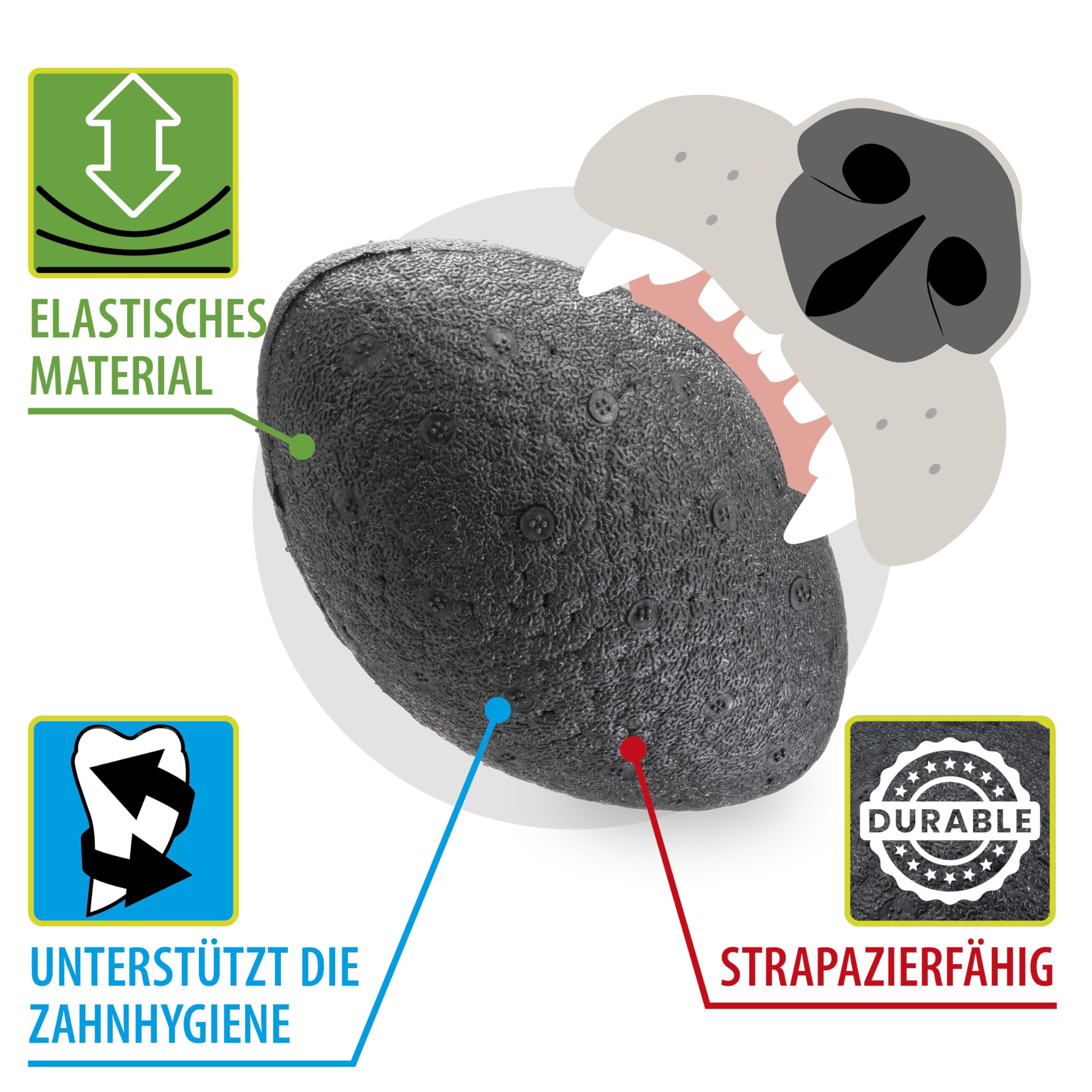ferplast-chewa-boing-rugby-hundespielzeug-m-schwarz-10-cm-schwimmend image 3