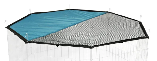 kerbl-pet-sonnenschutz-abdecknetz-f-r-freigehege-8-elemente-143-cm image 1