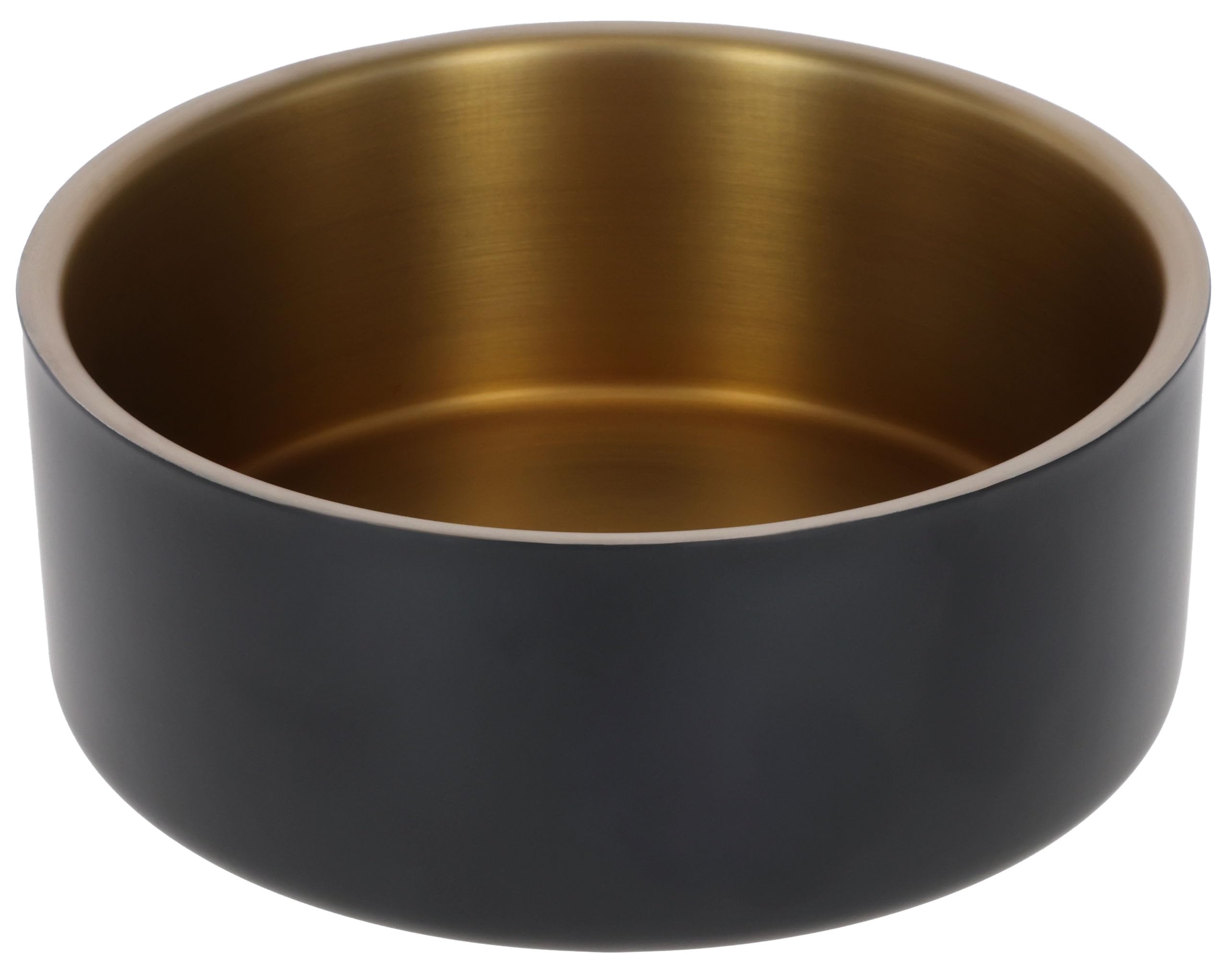 kerbl-pet-edelstahlnapf-golden-1-800-ml-schwarz-gold-20-5-cm-h-he-8-2-cm image 1