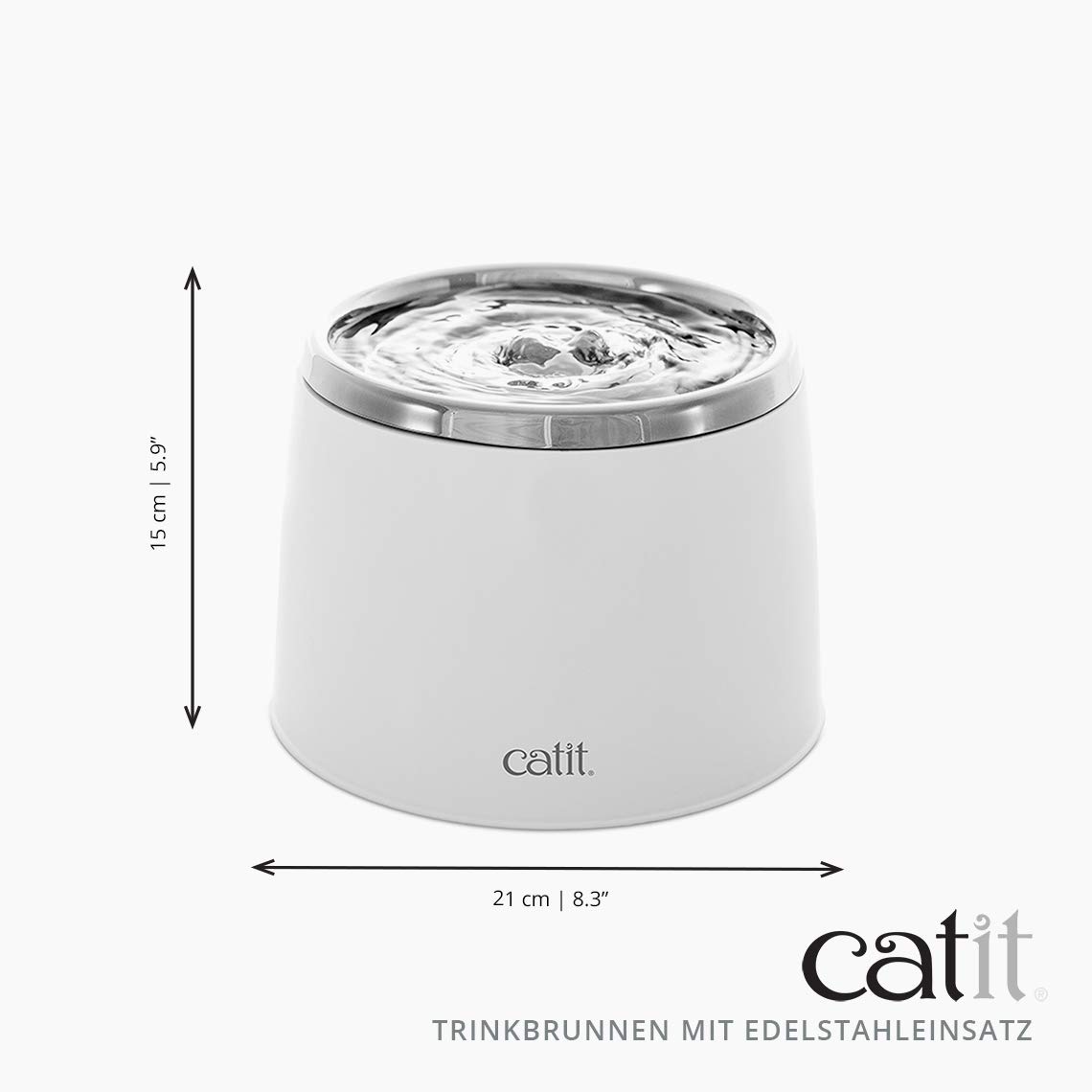 catit-trinkbrunnen-mit-edelstahleinsatz-2l-wei-f-r-katzen-und-kleine-hunde image 7
