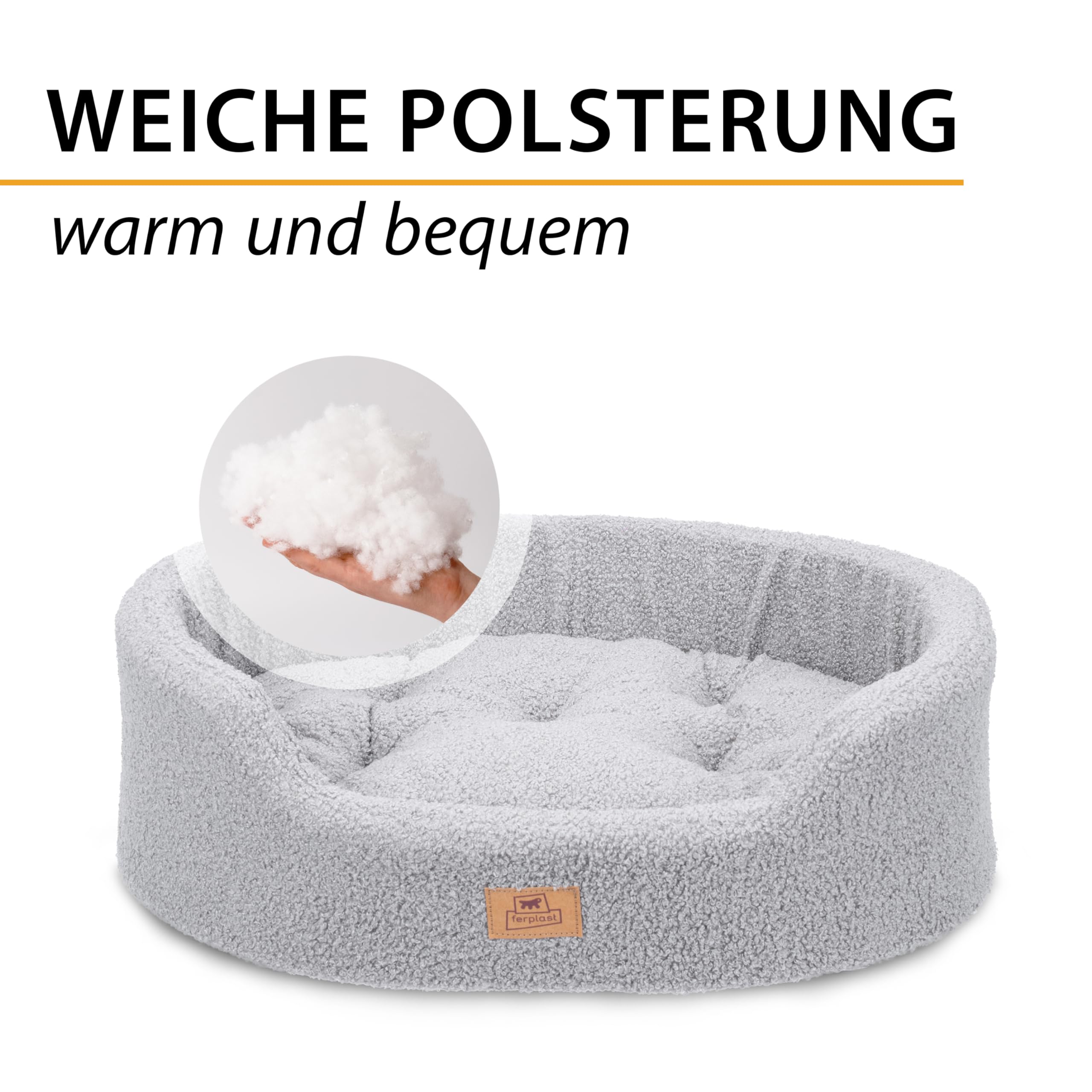 ferplast-hundebettkissen-katzenkissen-boucl-45-x-35-x-h-13-cm-grau image 8