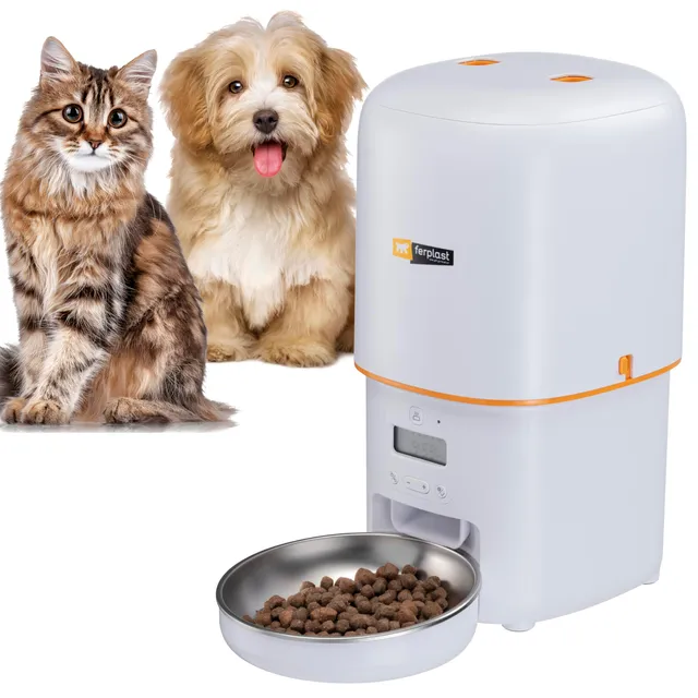 ferplast-risto-pet-automatischer-futterautomat-katze-4-liter-programmierbar-6-ma image 1