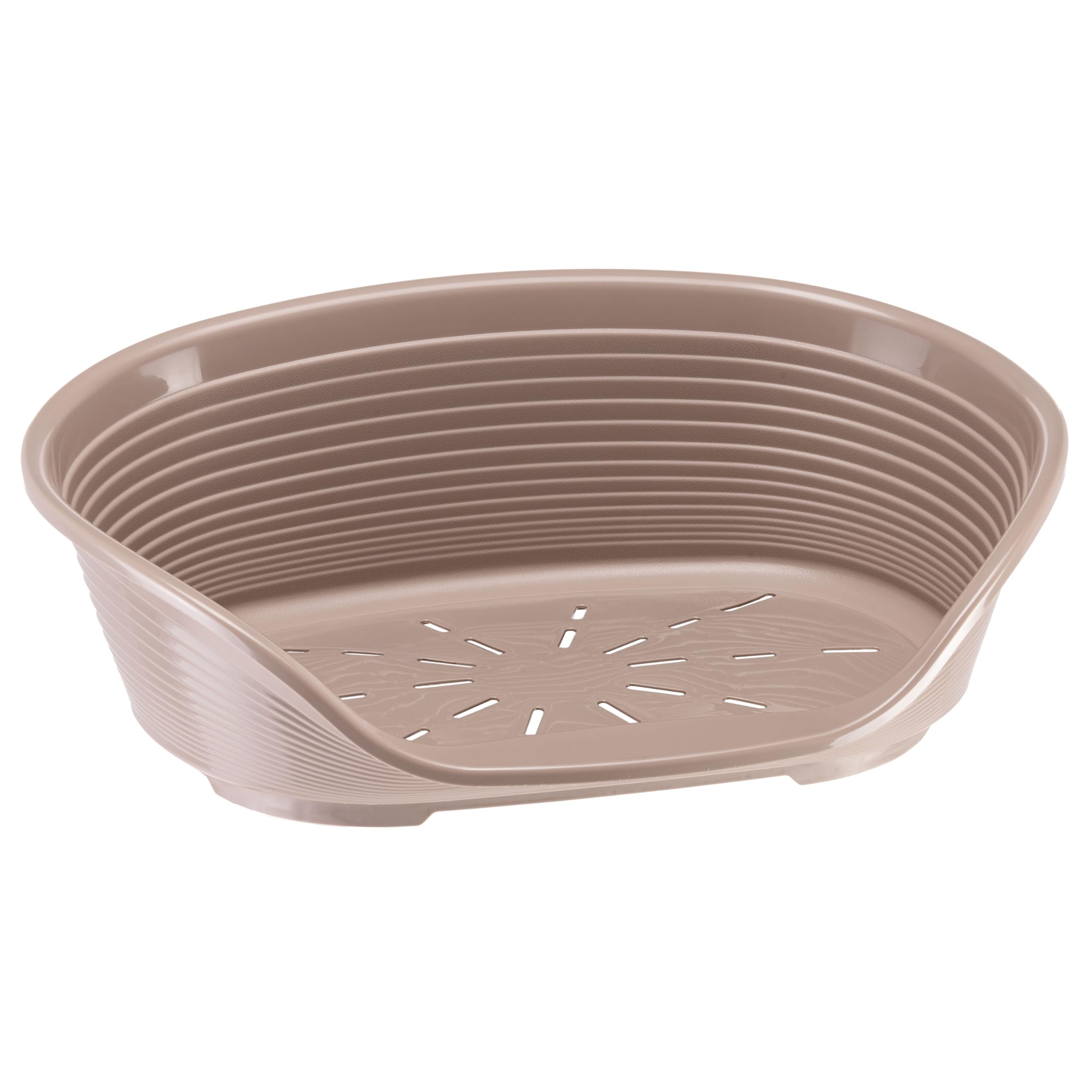 ferplast-hundebett-kunststoff-f-r-katzen-sehr-kleine-hunde-49-x-36-x-17-cm-taupe image 1