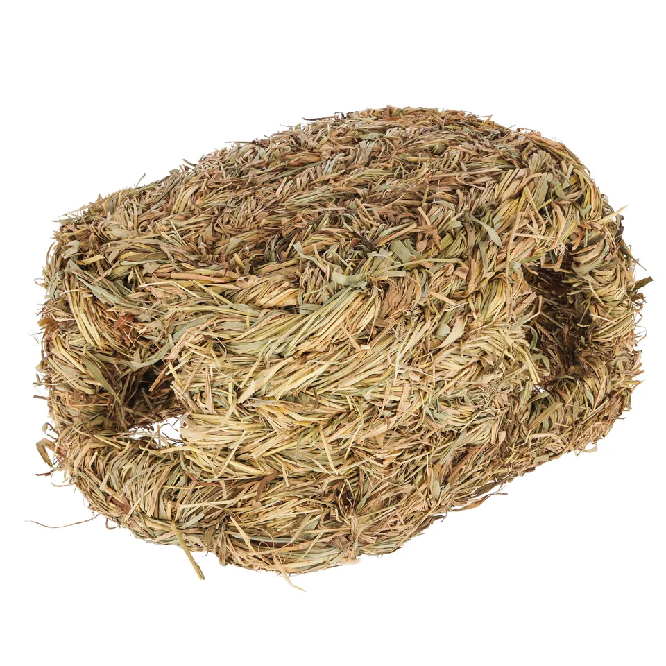 kerbl-pet-grashaus-mit-zwei-eing-ngen-28-x-18-x-15-cm-aus-naturgras image 1