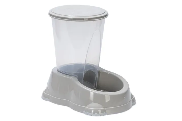 karlie-futterspender-storm-grau-1-5-l-mit-dreh-klick-system image 1