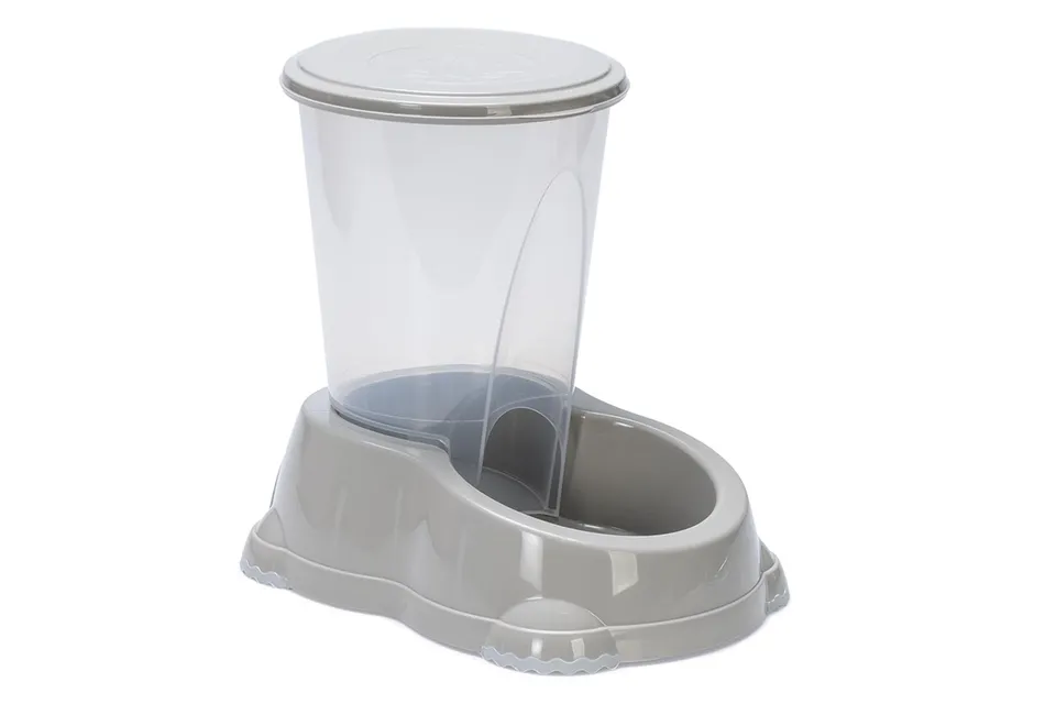 karlie-futterspender-storm-grau-1-5-l-mit-dreh-klick-system image 1