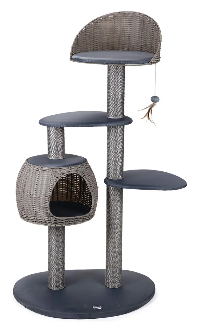 karlie-outdoor-kratzbaum-misty-grau image 1