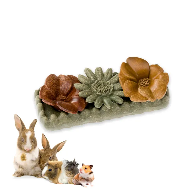 ferplast-nat-rlicher-nager-snack-blumenform-f-r-hamster-meerschweinchen-und-kani image 1