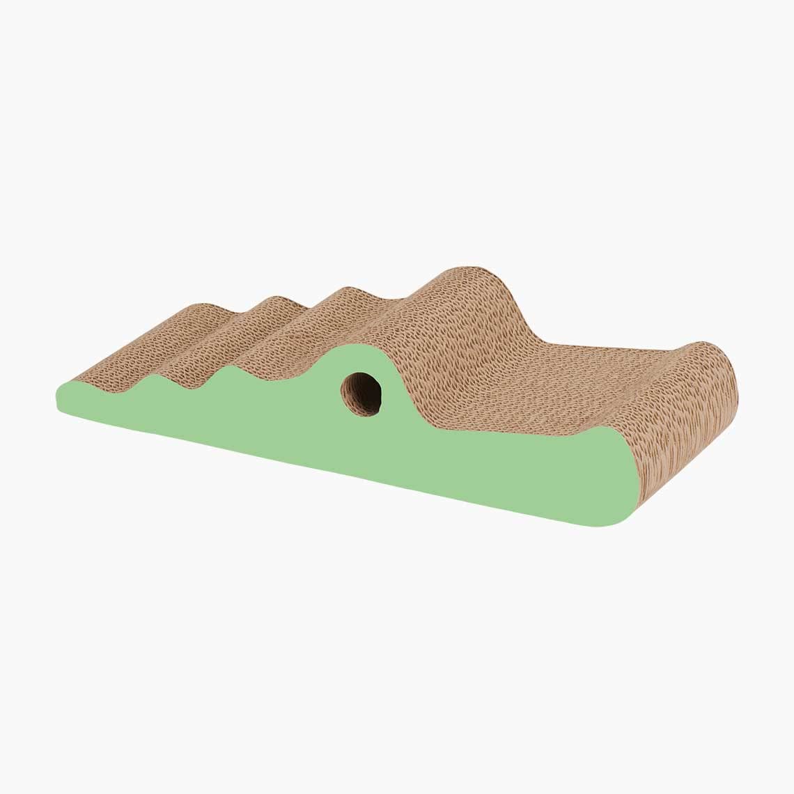 catit-zoo-eisb-r-2-in-1-kratzer-aus-wellpappe-wei-mit-catnip image 7