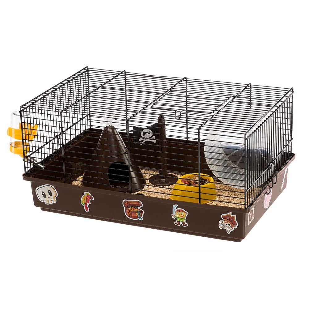 ferplast-pirates-hamsterk-fig-mit-zubeh-r-piratenmotiv-46-x-29-5-x-h-23-cm image 1