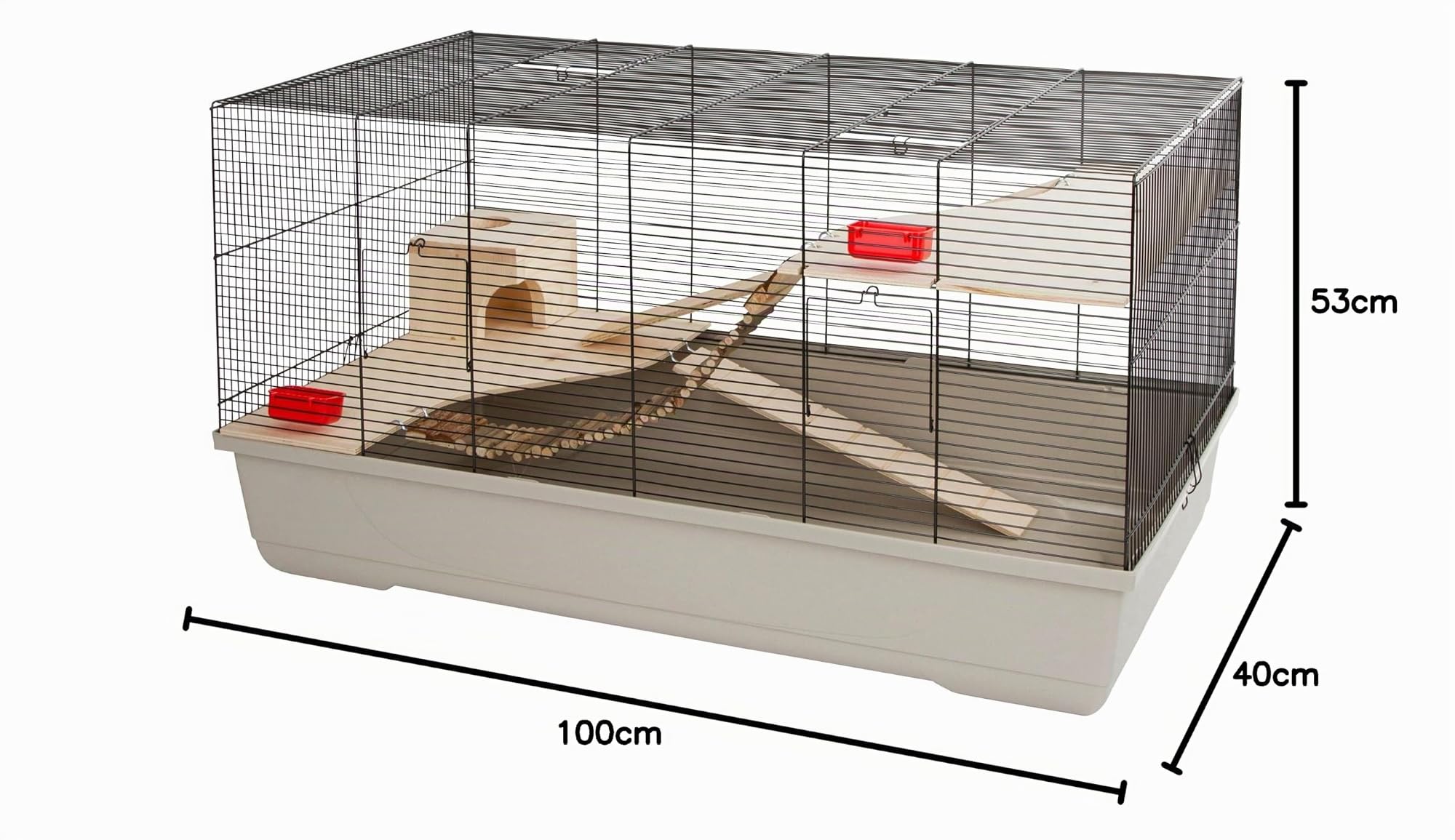 kerbl-gabbia-hamster-102-kleintierk-fig-100-x-53-x-55-cm-beige-kunststoff-metall image 2