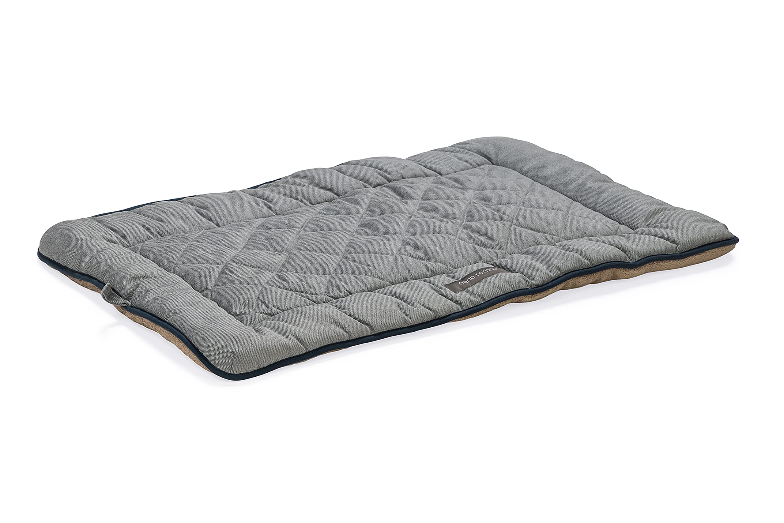 karlie-beeztees-dgs-nano-chenille-sleeper-cushion-lex-liegekissen-grau-49x36x3-5 image 2