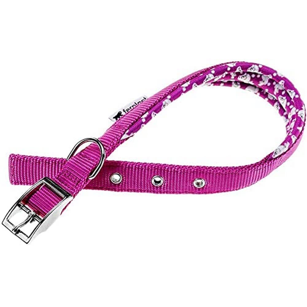 ferplast-daytona-c25-53-purple-hundehalsband-nylon-gepolstert image 1