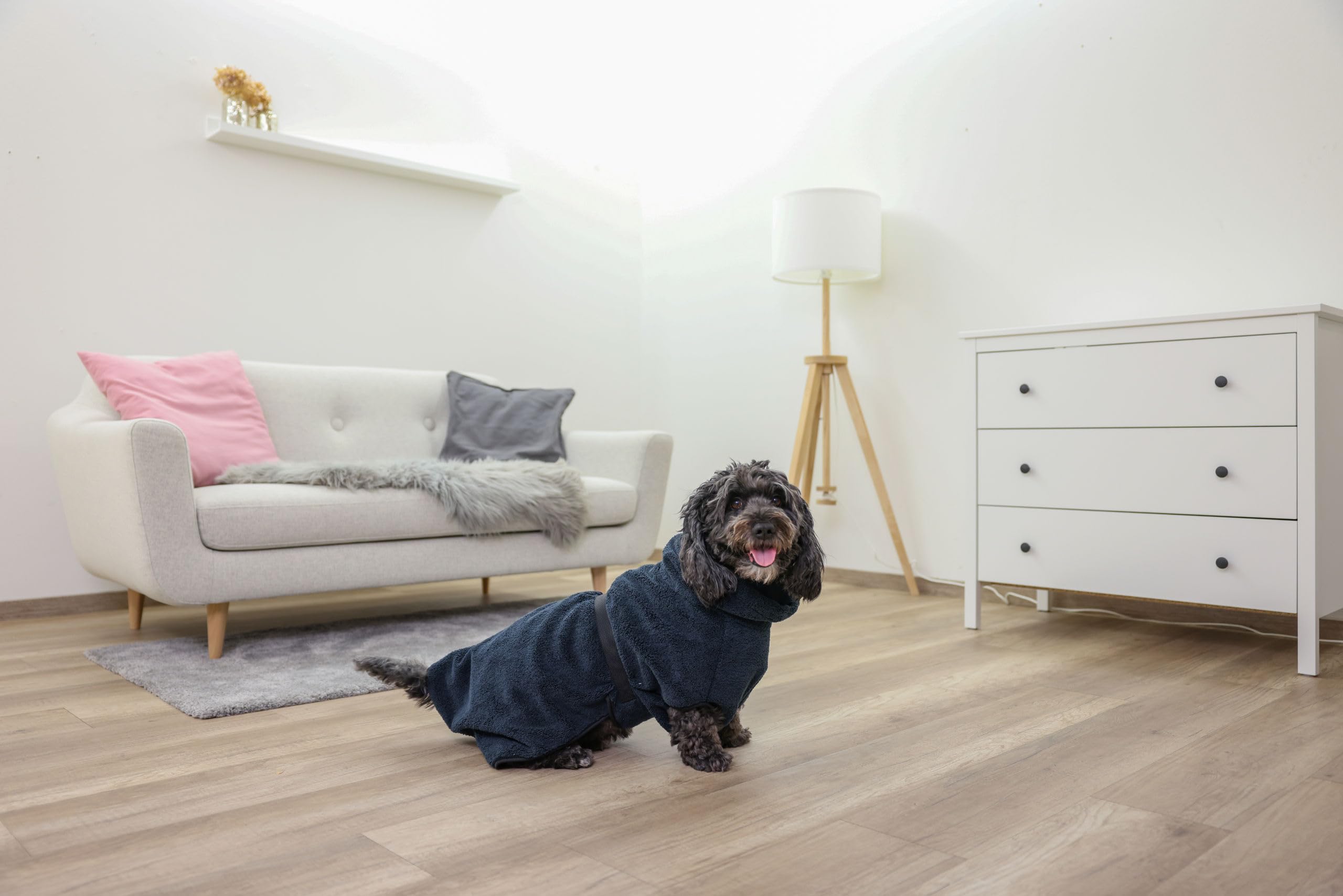 kerbl-pet-bademantel-f-r-hunde-blau-xl-r-ckenl-nge-70-cm image 7