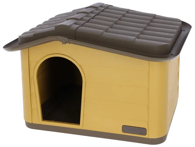 kerbl-pet-katzenhaus-paola-eco-honey-schwarz-60-x-51-x-41-cm image 1
