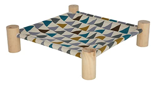 kerbl-pet-h-ngematte-f-r-nager-holz-canvas-38x38x10cm image 3