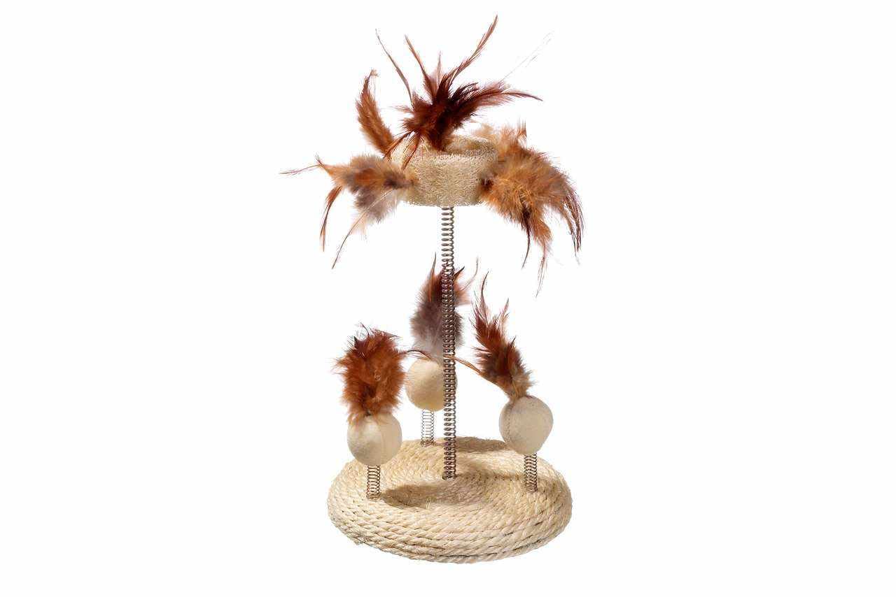 karlie-nava-sisal-und-luffa-katzenspielzeug-h-25-cm-15-cm-beige-mit-catnip image 1