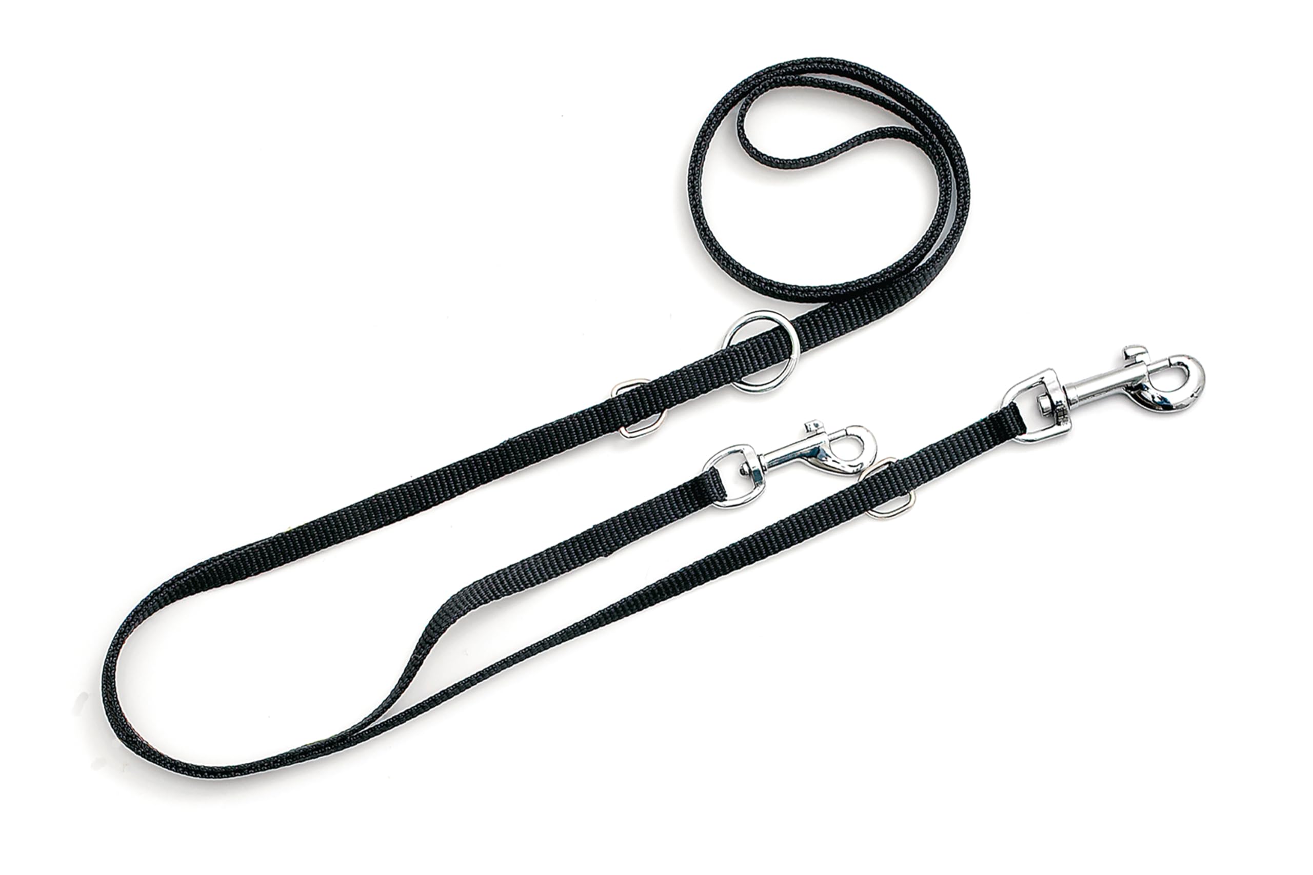 karlie-art-sportiv-basic-f-hrleine-nylon-schwarz-200-x-1-cm-3-fach-verstellbar image 1