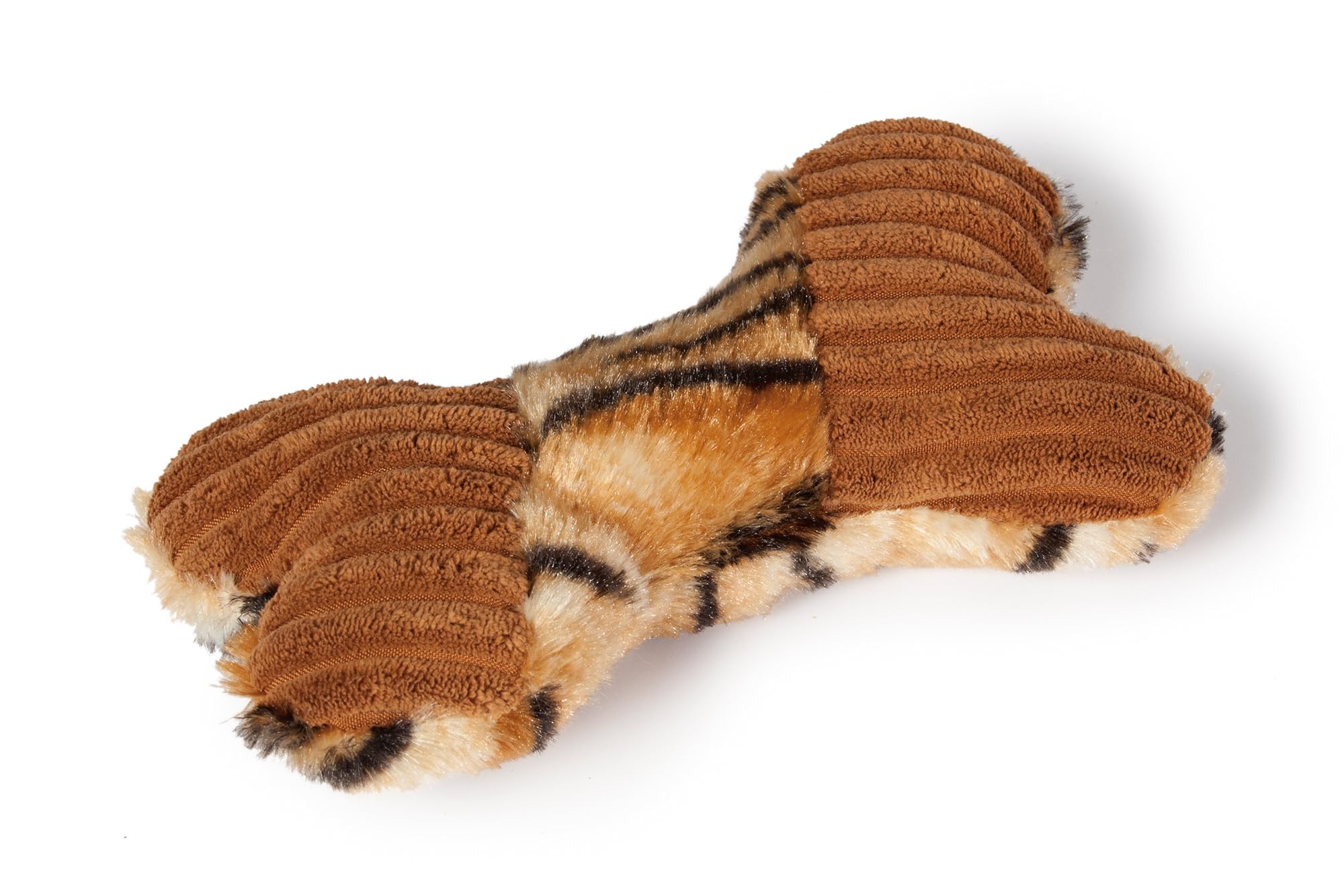 karlie-safari-knochen-dexi-hundespielzeug-pl-sch-braun-tiger-20x12x5-cm image 2