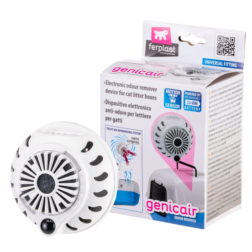 ferplast-genicair-elektrischer-katzenklo-deodorant-mit-bewegungssensor-usb image 1