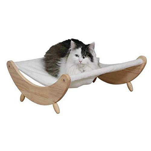 kerbl-pet-maxi-pet-81629-h-ngematte-dream-wei-mit-holzgestell image 4