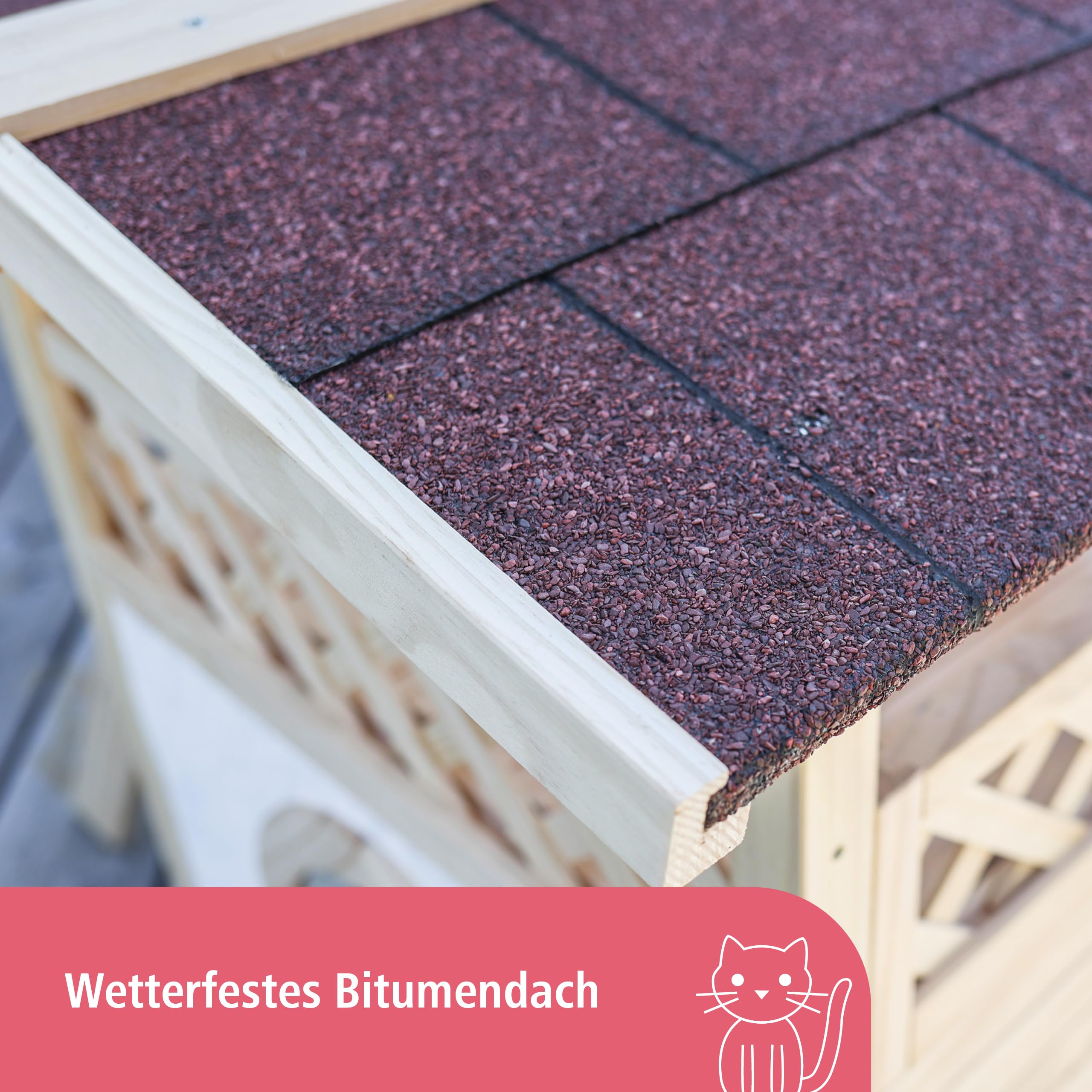 kerbl-pet-katzenhaus-tyrol-alpin-88-x-57-x-77-cm-hellbraun-wei-rot-wetterfestes- image 5