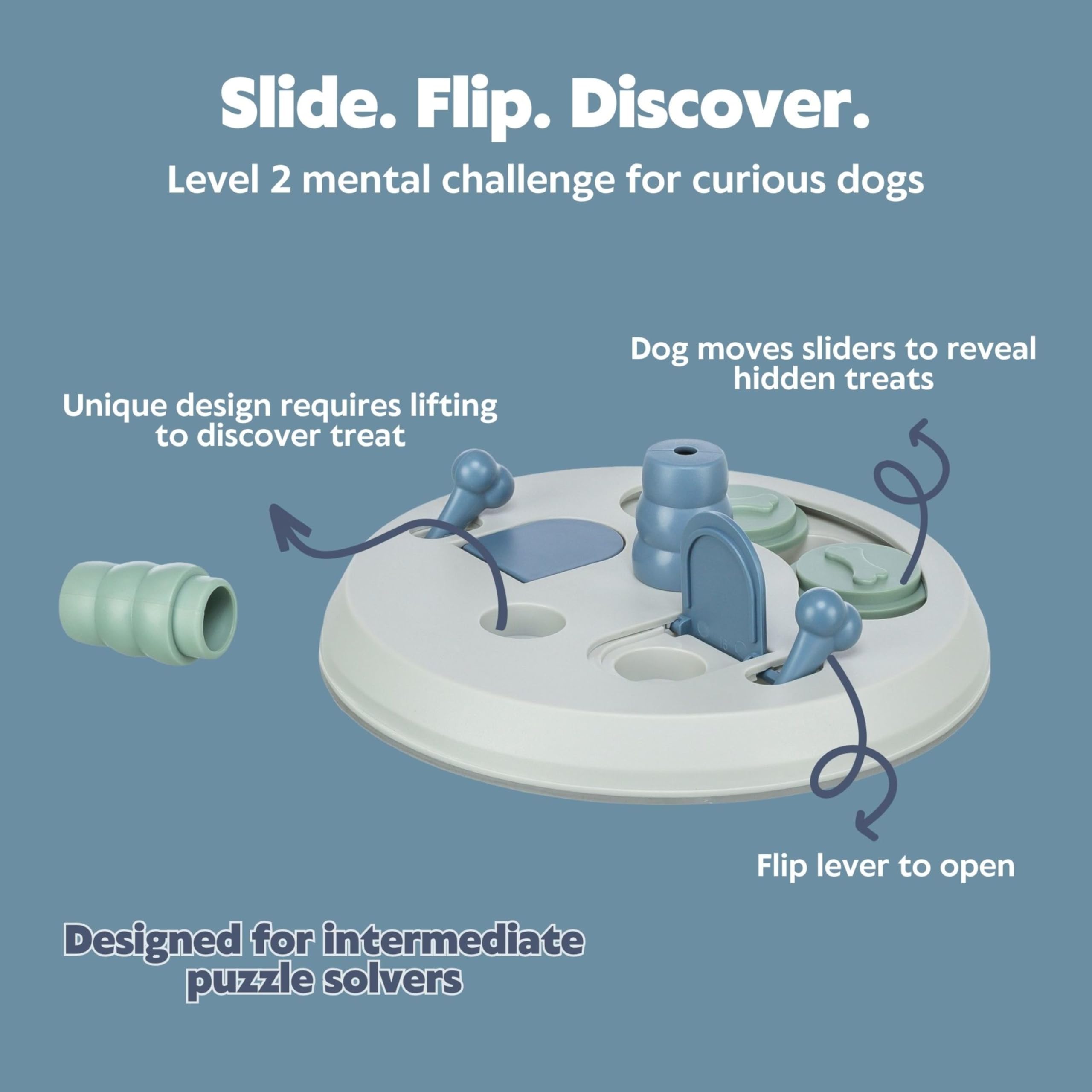 trixie-dog-activity-flip-board-strategiespiel-f-r-hunde-23-cm-level-2 image 2