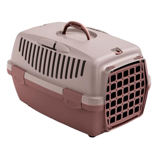 kerbl-stefanplast-gulliver-1-transportbox-48-x-32-x-31-cm-pink-braun image 7